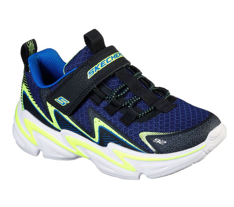 Skechers Wavetronic - Boys Sneakers Black/Navy [AU-RJ0319]